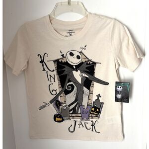 Nightmare Before Christmas King Jack Child Size8 Unisex Graphic Tee NWT #13